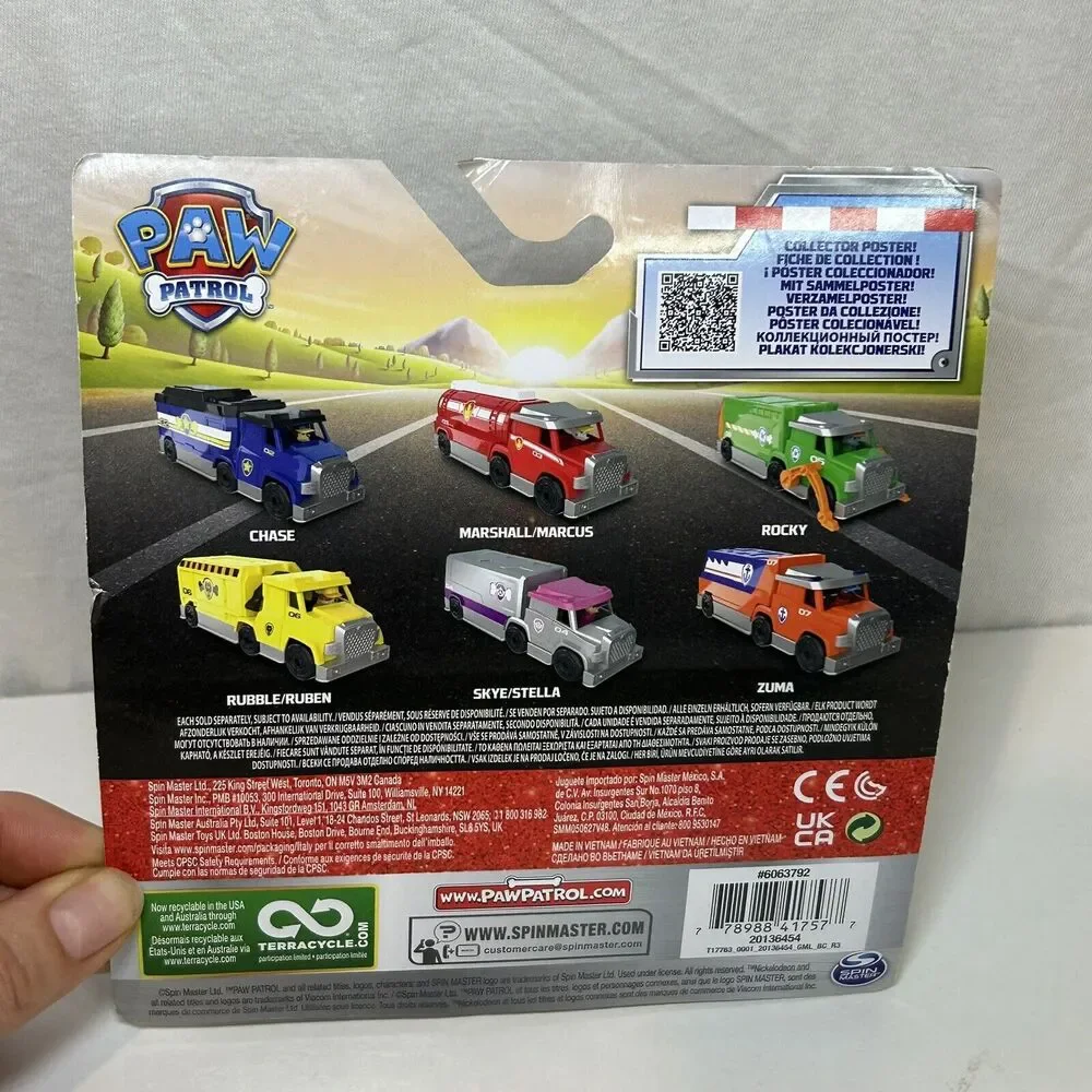 Nickelodeon Paw Patrol CHASE Big Truck Pups True Metal Die-Cast Vehicle
